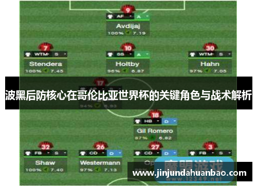 波黑后防核心在哥伦比亚世界杯的关键角色与战术解析